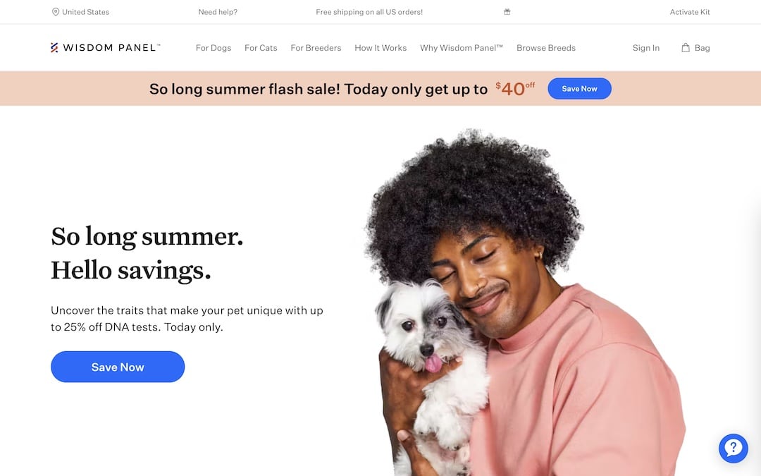 Wisdom Panel DNA Test Kits | The World's Most Accurate Pet DNA Test Service